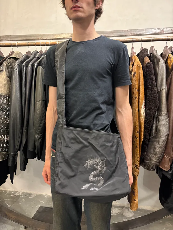 2000s Jean Paul Gaultier Dragon Shoulder Bag - Image 2