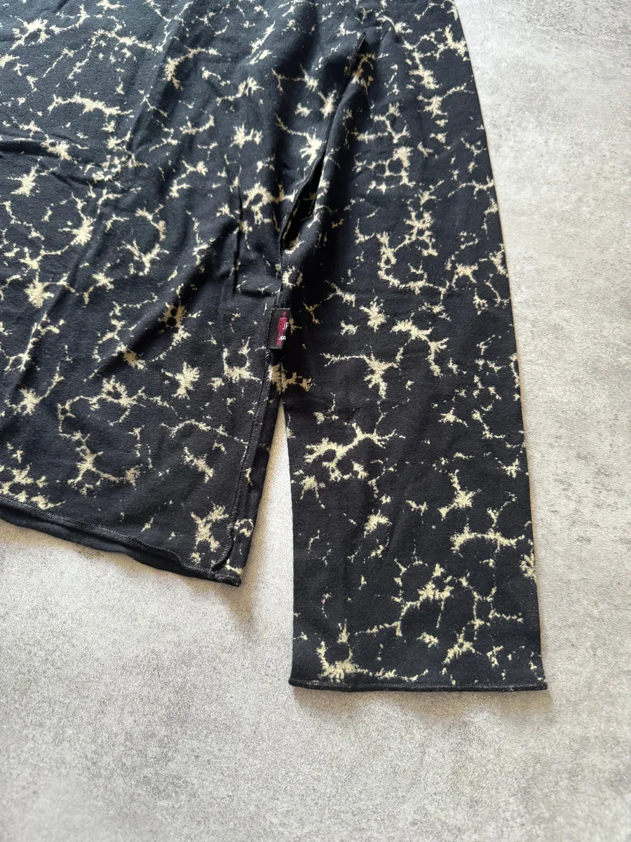2000s Jean Paul Gaultier Electric Star Black Longsleeves - Image 7
