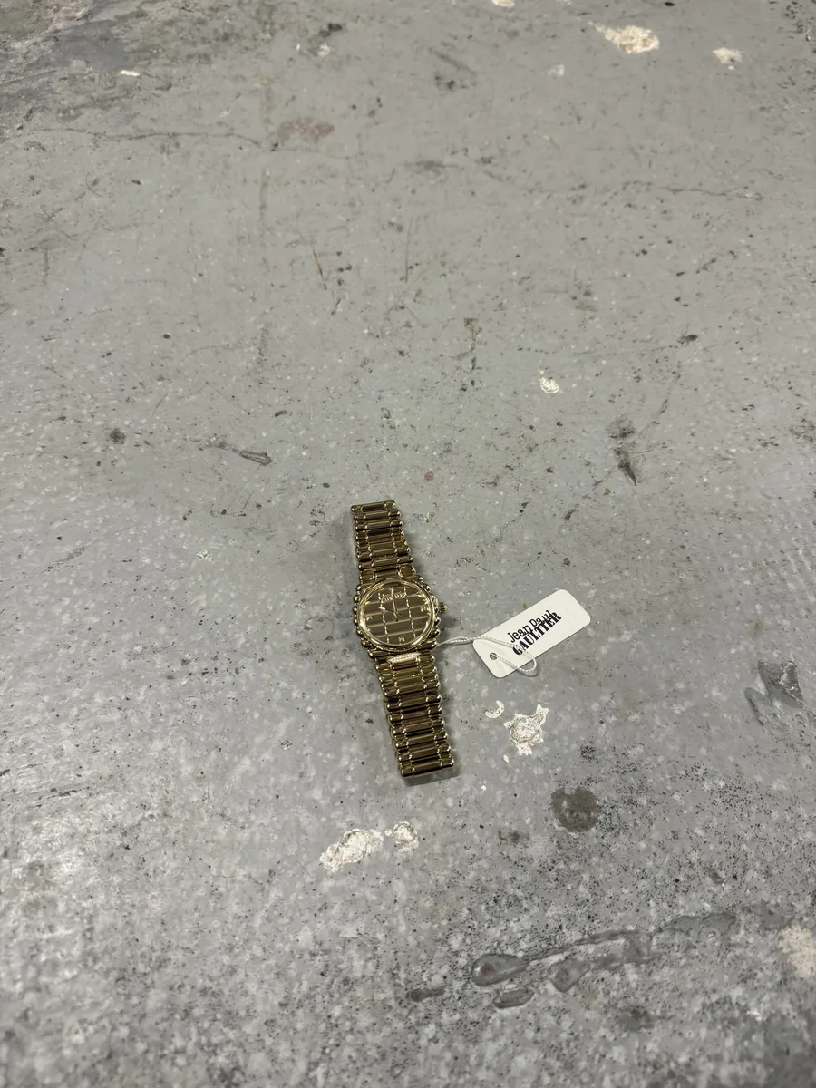 2000s Jean Paul Gaultier Gold Bullet Watch - Image 9