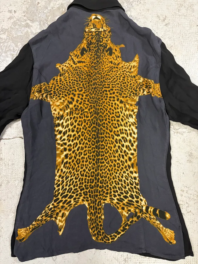 2000s Jean Paul Gaultier Leopard Blouse Jacket - Image 7