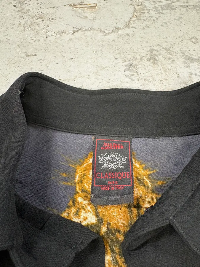 2000s Jean Paul Gaultier Leopard Blouse Jacket - Image 8