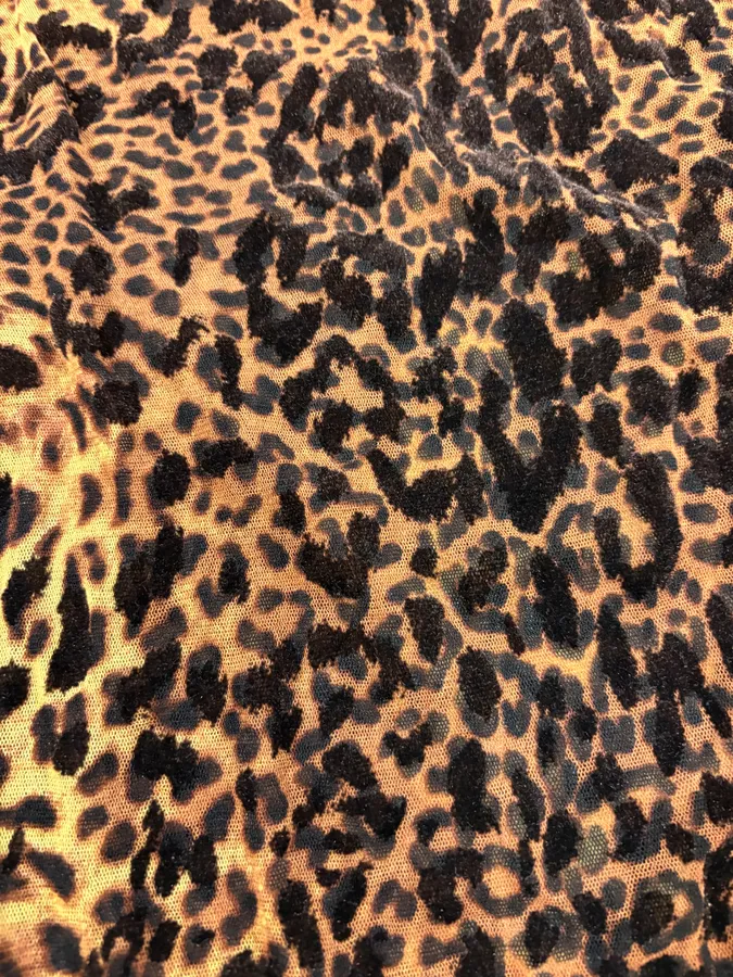 2000s Jean Paul Gaultier Leopard Savage Mesh Top Longsleeves - Image 6