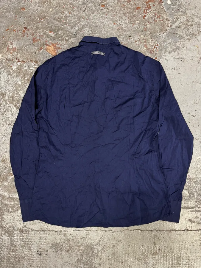 2000s Jean Paul Gaultier Navy Naval Shirt - Image 4