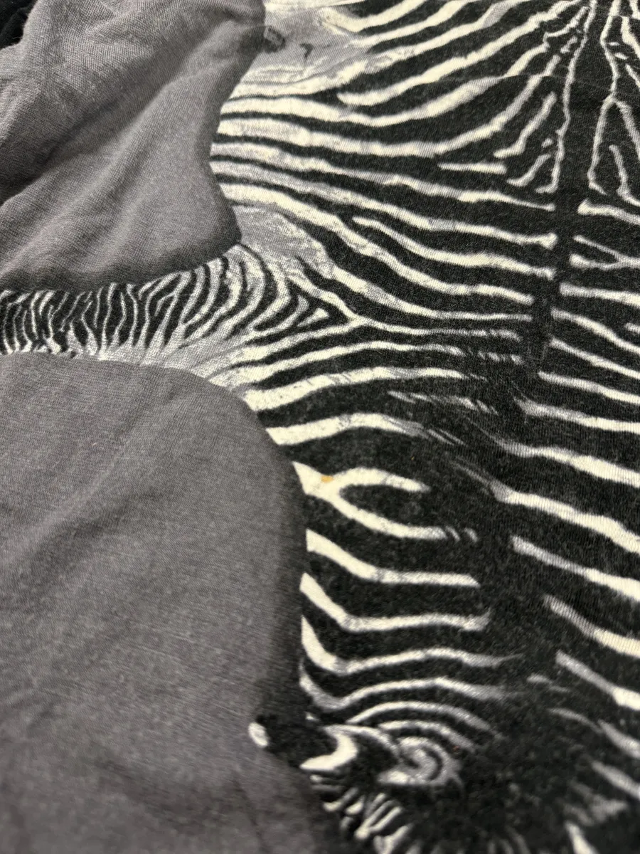 2000s Jean Paul Gaultier Safari Zebra Longsleeves Carpet - Image 7