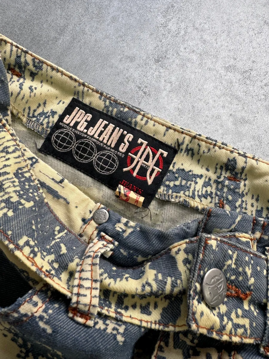 2000s Jean Paul Gaultier Sun Faded Print Pants - Image 7