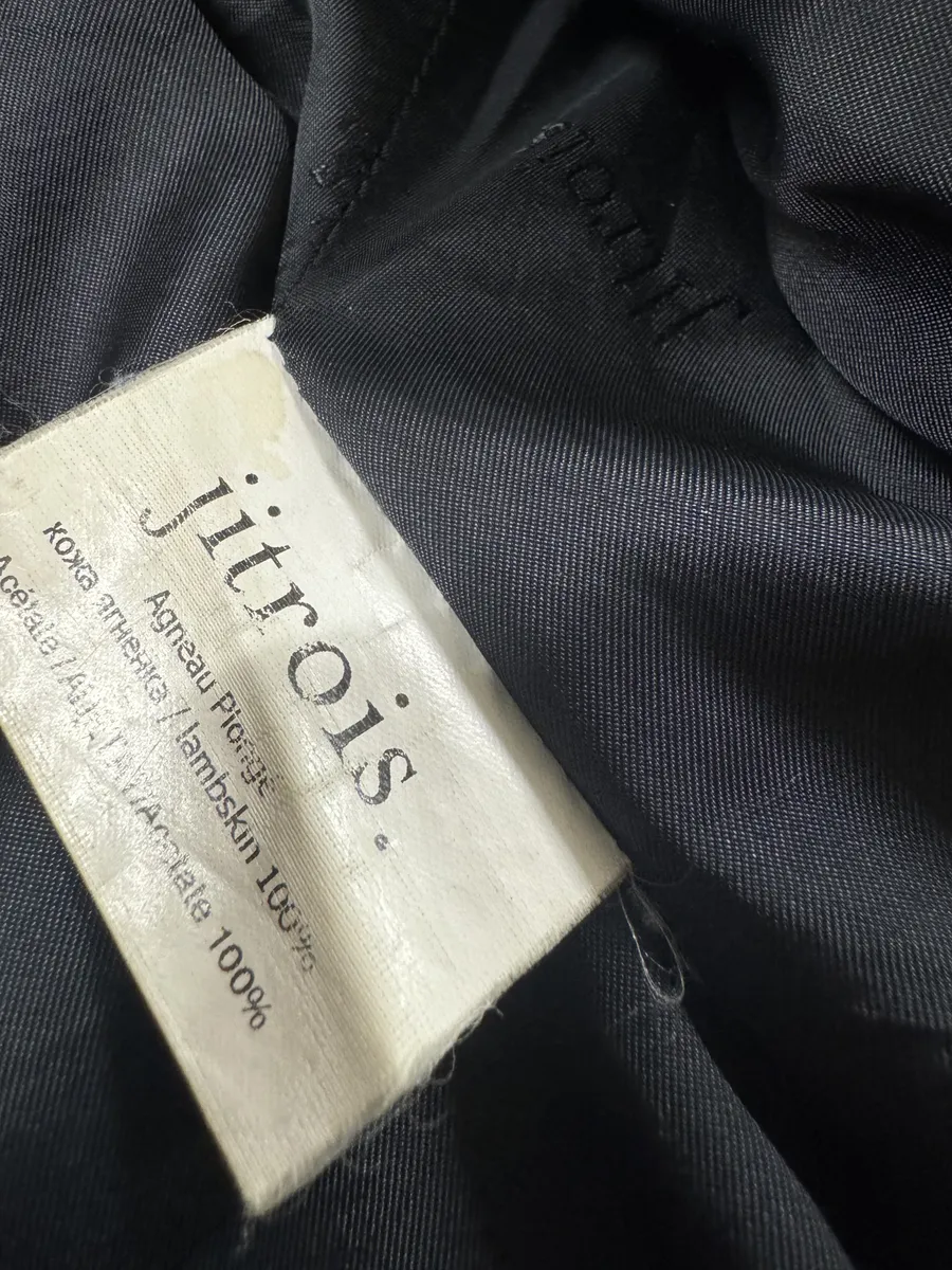2000s Jitrois Black Leather Pure Premium Biker Jacket - Image 10