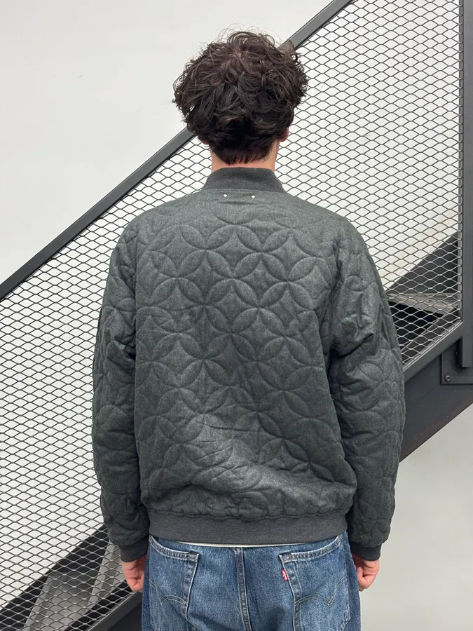 2000s Louis Vuitton Navy & Grey Nylon Reversible Bomber Jacket - Image 8