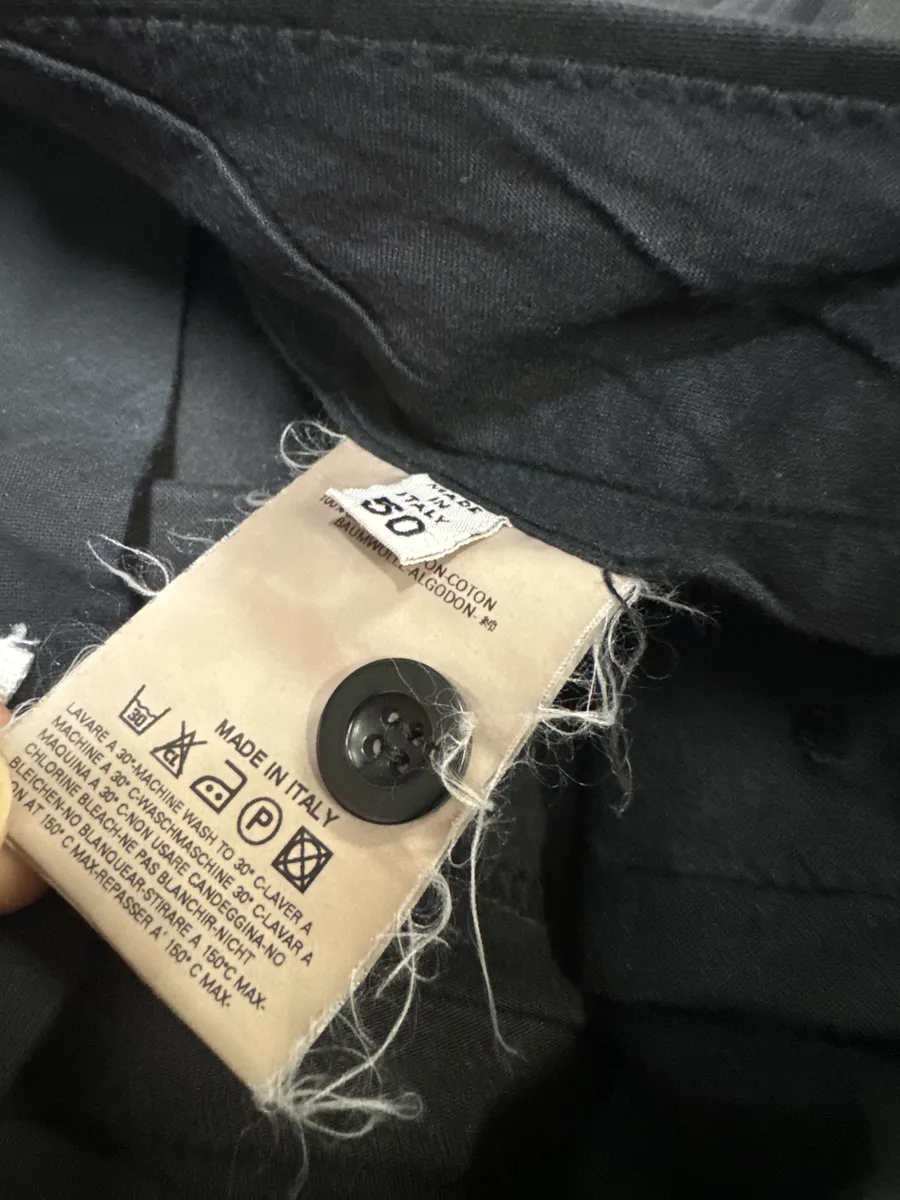 2000s Maison Martin Margiela Black Relaxed Soft Pants - Image 10