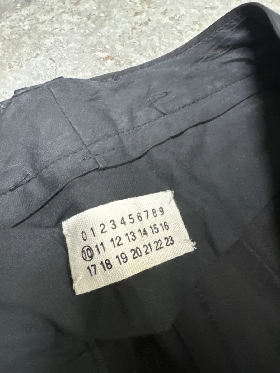 2000s Maison Martin Margiela Black Relaxed Soft Pants - Image 11