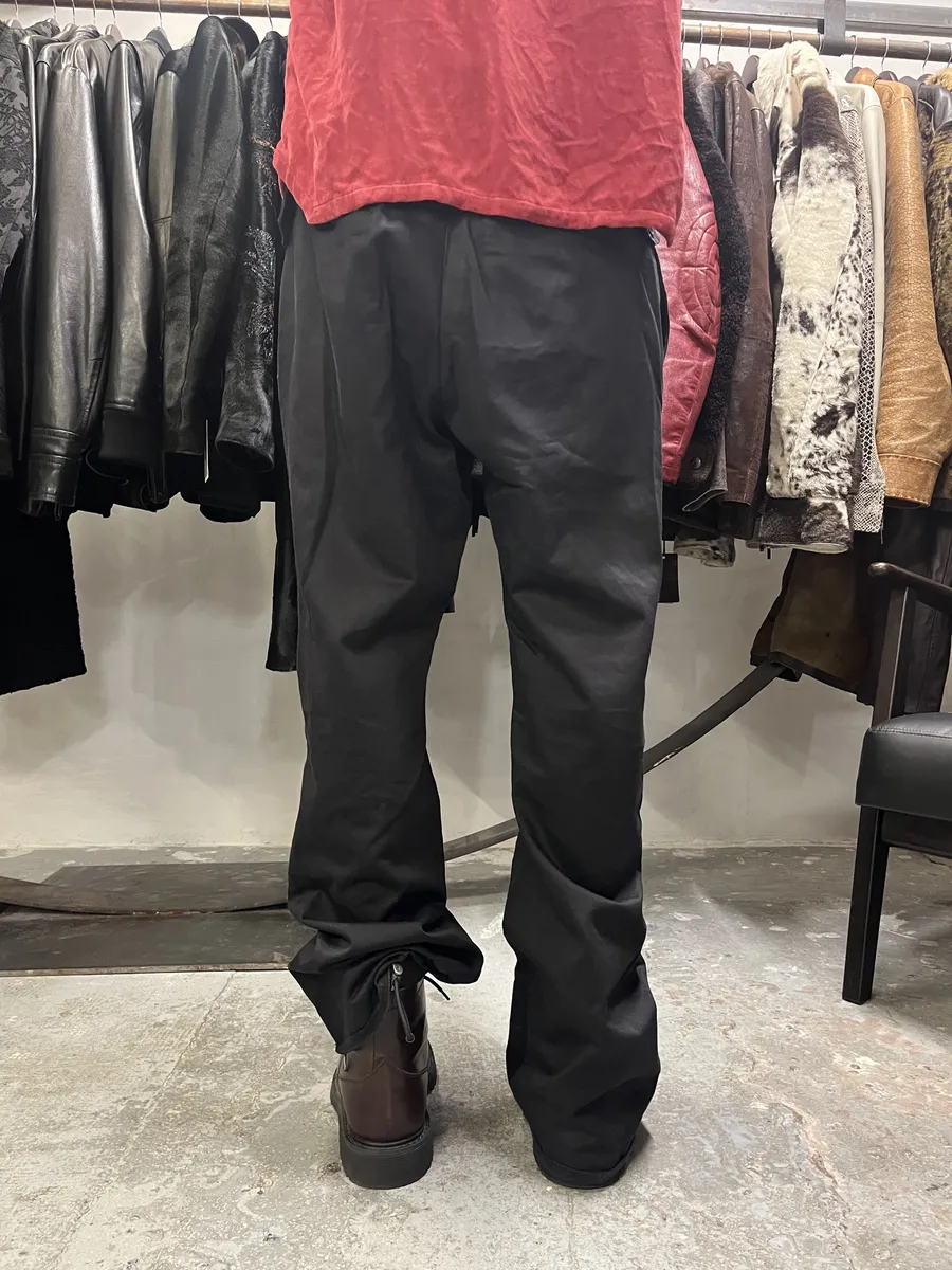 2000s Maison Martin Margiela Black Relaxed Soft Pants - Image 3