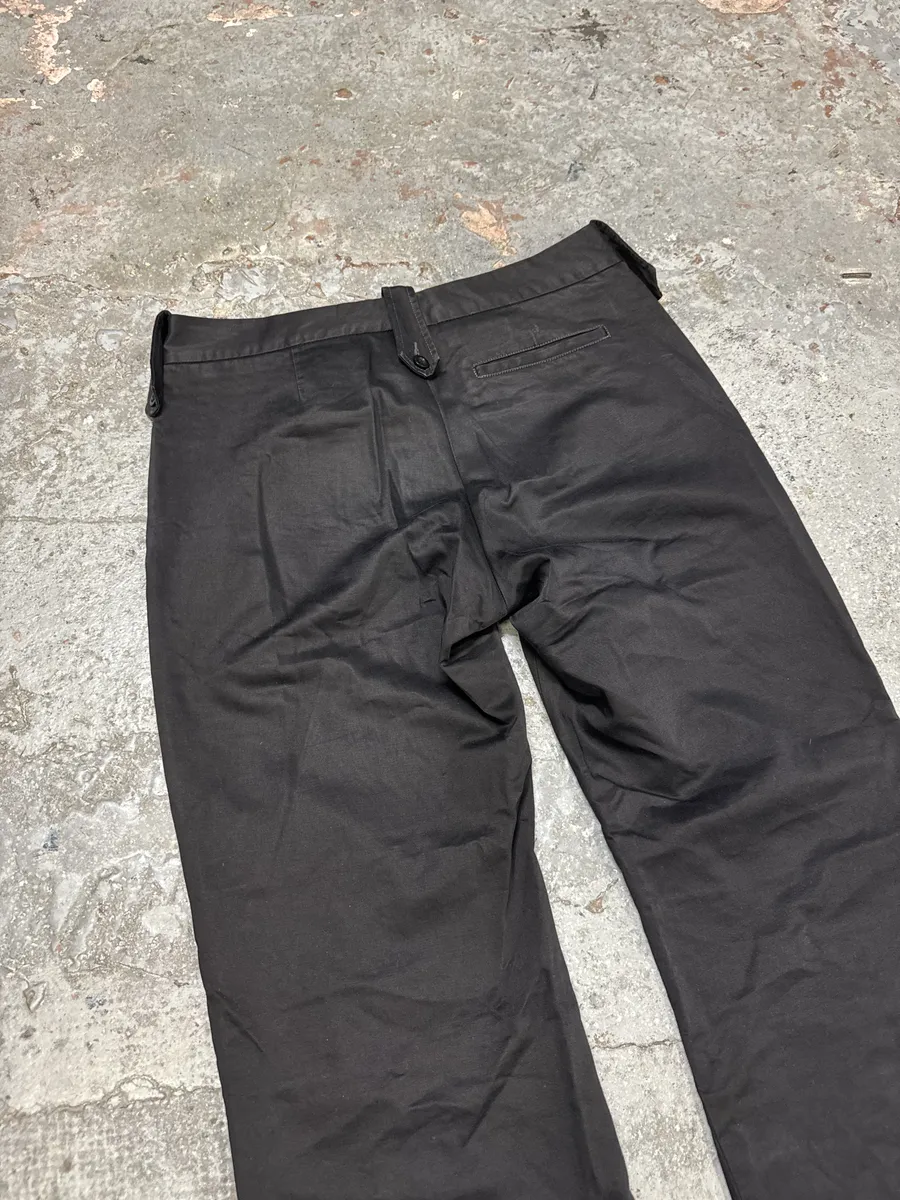 2000s Maison Martin Margiela Black Relaxed Soft Pants - Image 7