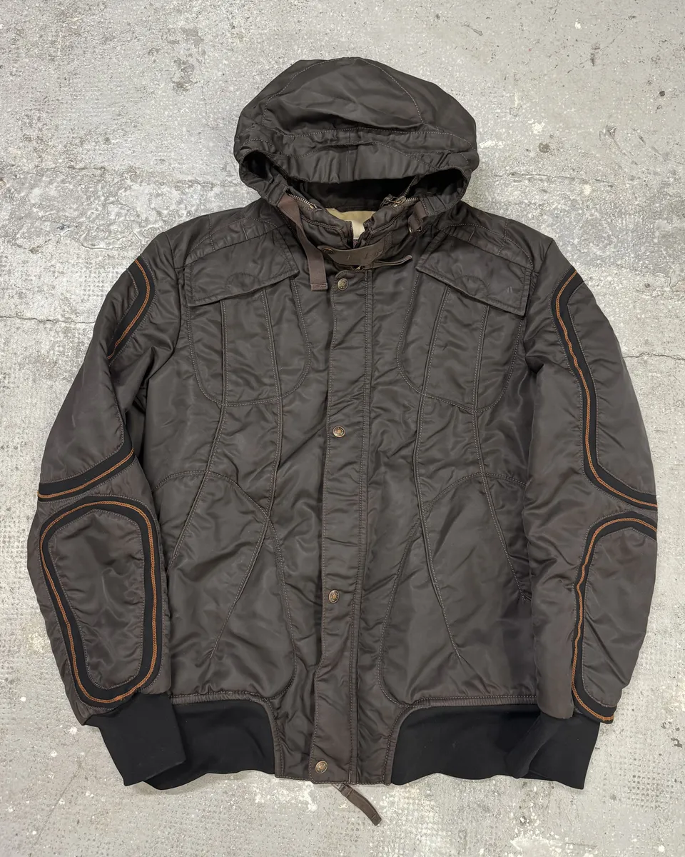 2000s Marithé + Francois Girbaud Brown Tactical Jacket