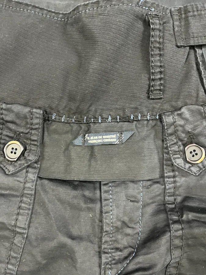 2000s Marithé + François Girbaud Black Utility Pants - Image 10