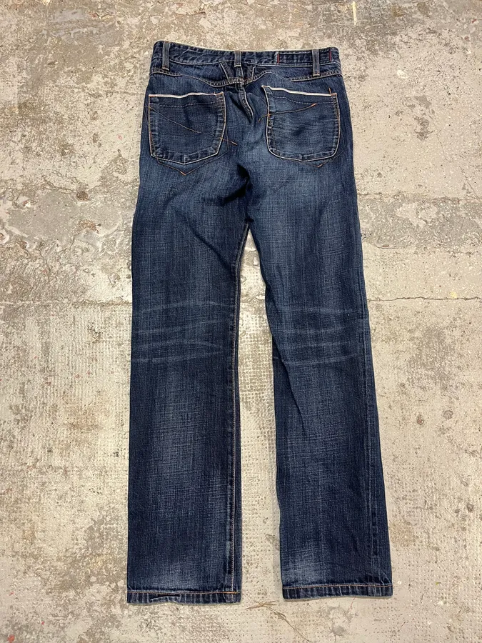 2000s Marithé + François Girbaud Blue Denim Jeans - Image 6
