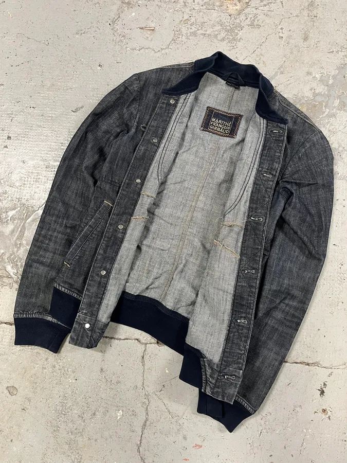 2000s Marithé + François Girbaud Buttoned Denim Jacket - Image 6