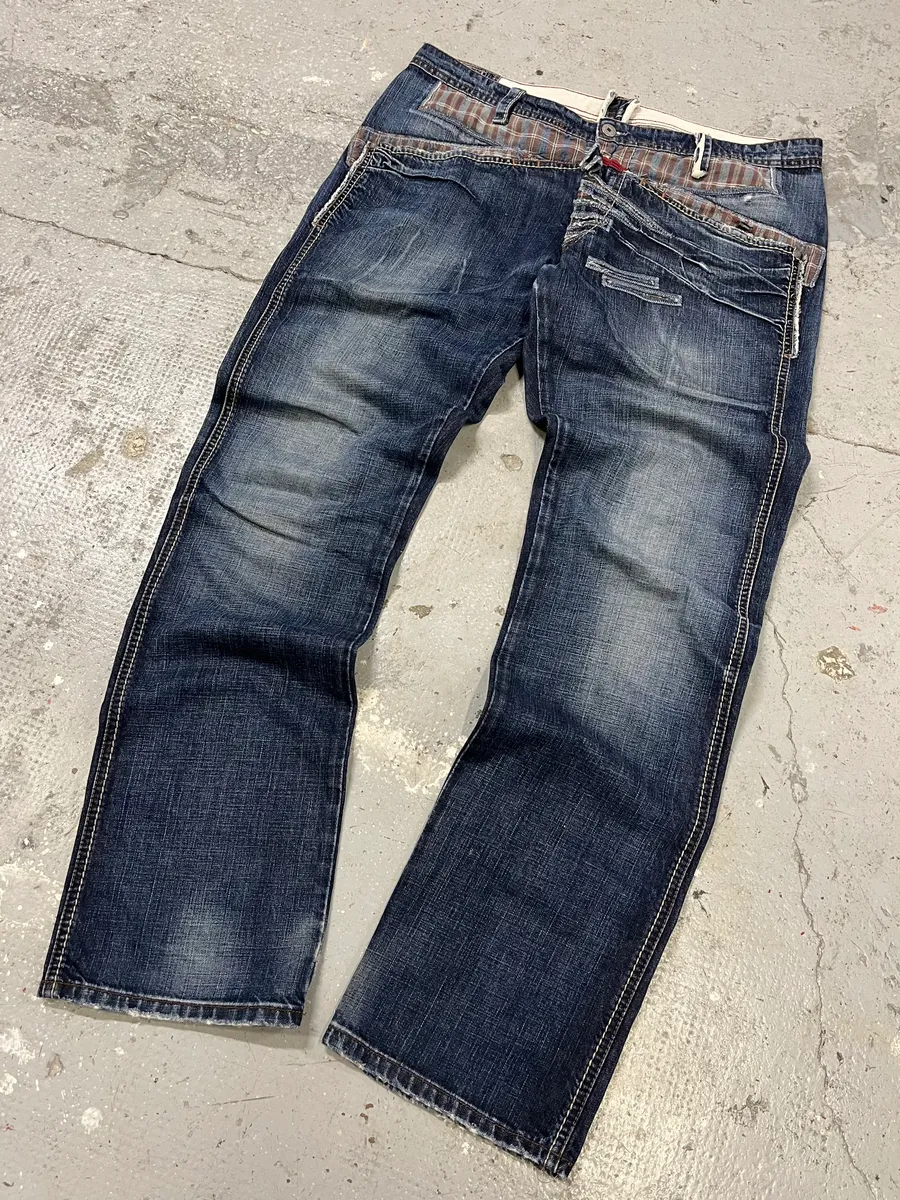 2000s Marithé + François Girbaud Denim Double Whispered Jeans - Image 5