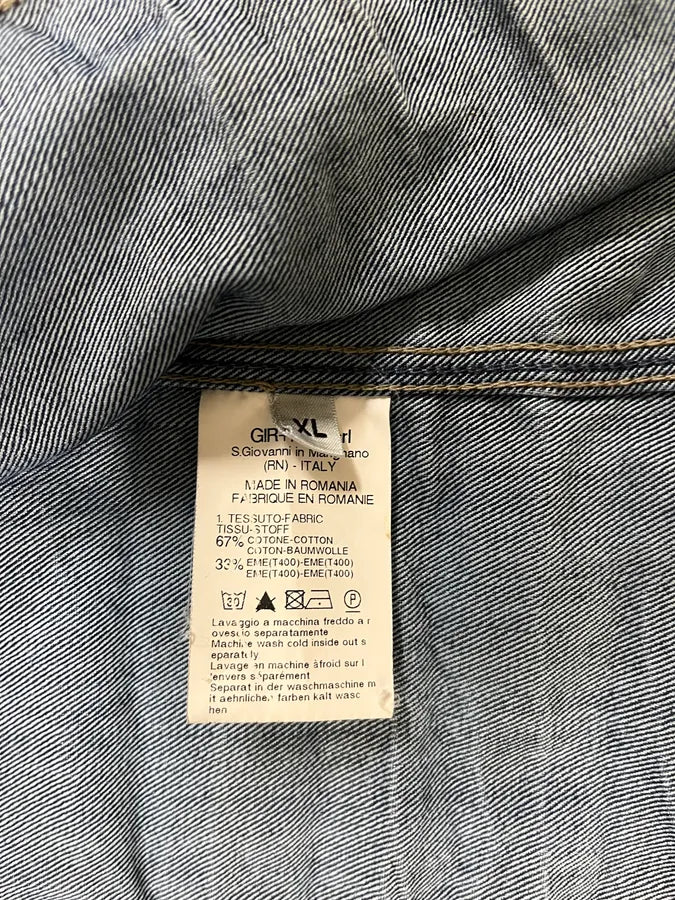 2000s Marithé + François Girbaud Faded Blue Denim Jacket - Image 8