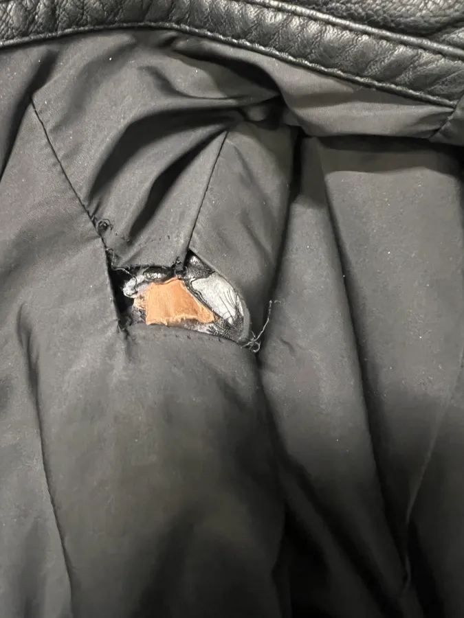 2000s Marithé + François Girbaud Grey Brut Leather Jacket - Image 12
