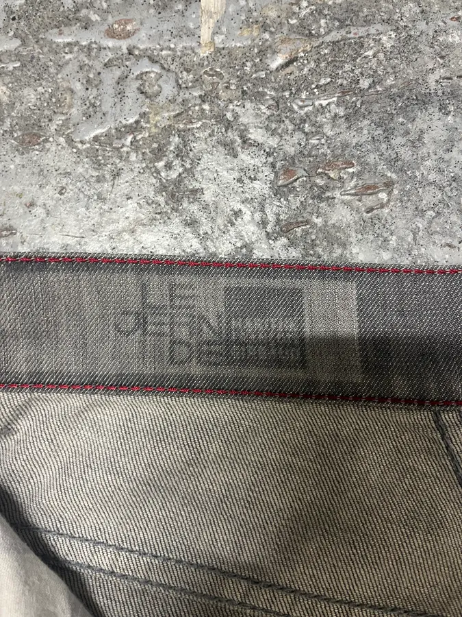 2000s Marithé + François Girbaud Grey Cozy Faded Pants - Image 8