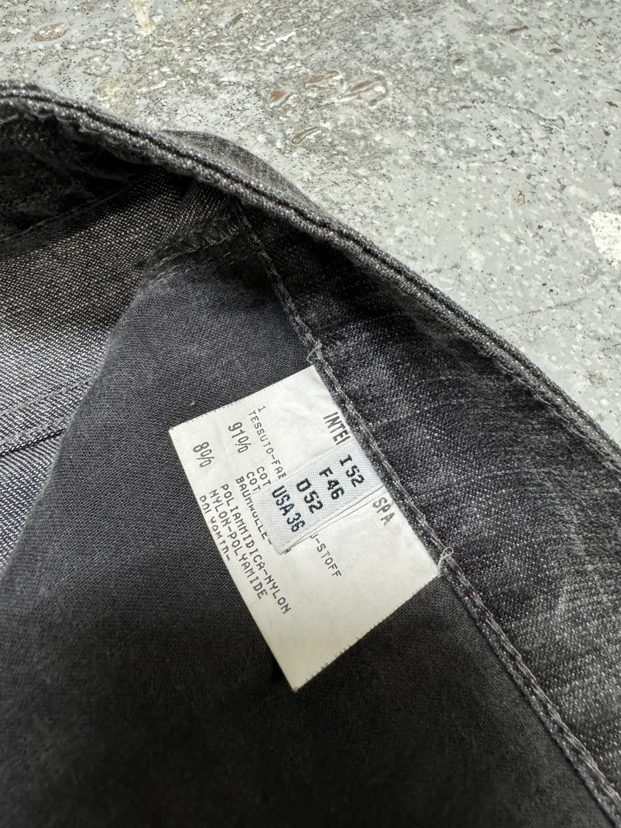 2000s Marithé + François Girbaud Grey Soft Denim Pants - Image 10