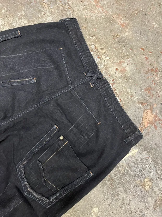 2000s Marithé + François Girbaud Navy Avant-Garde Pants - Image 9