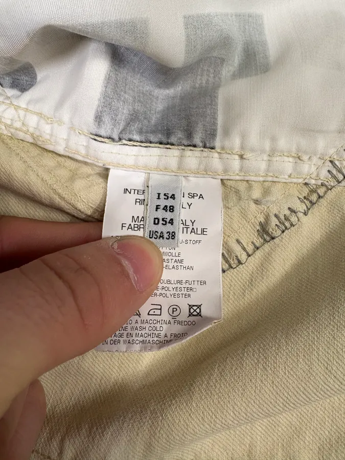 2000s Marithé + François Girbaud White Signature Light Jacket - Image 13