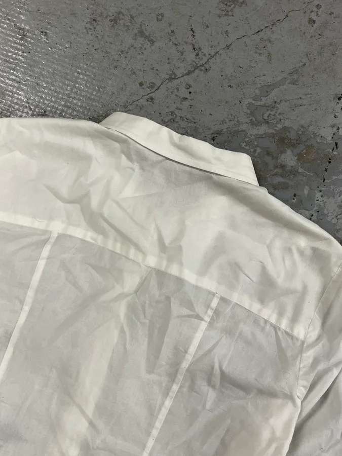 2000s Marithé + François Girbaud Abstract Stars White Shirt - Image 7