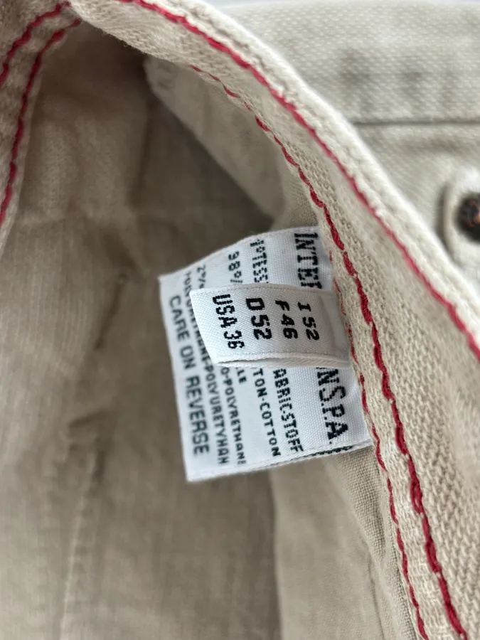 2000s Marithé + François Girbaud Beige Large Cozy Pants - Image 13