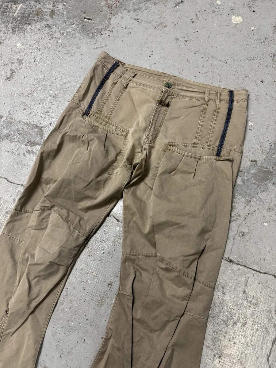 2000s Marithé + François Girbaud Beige Rebel Pants - Image 8