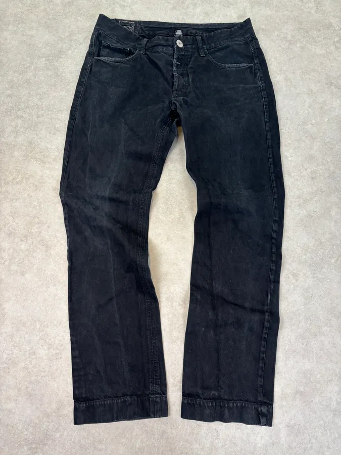 2000s Marithé + François Girbaud Black Denim Jeans