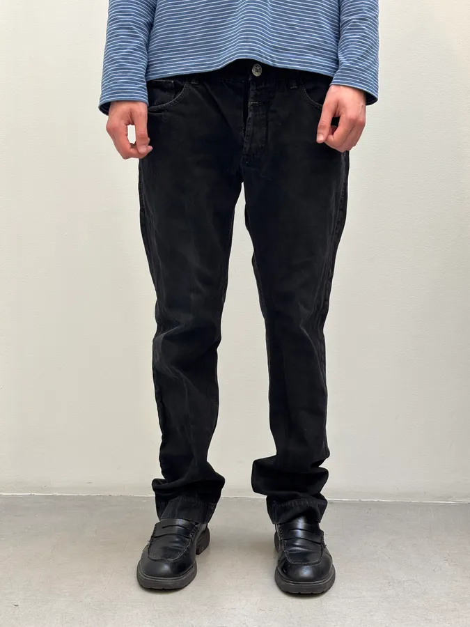 2000s Marithé + François Girbaud Black Denim Jeans - Image 2