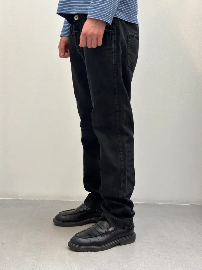 2000s Marithé + François Girbaud Black Denim Jeans - Image 3