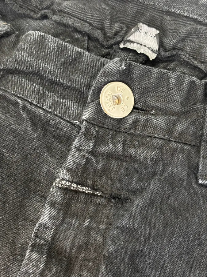 2000s Marithé + François Girbaud Black Denim Jeans - Image 9
