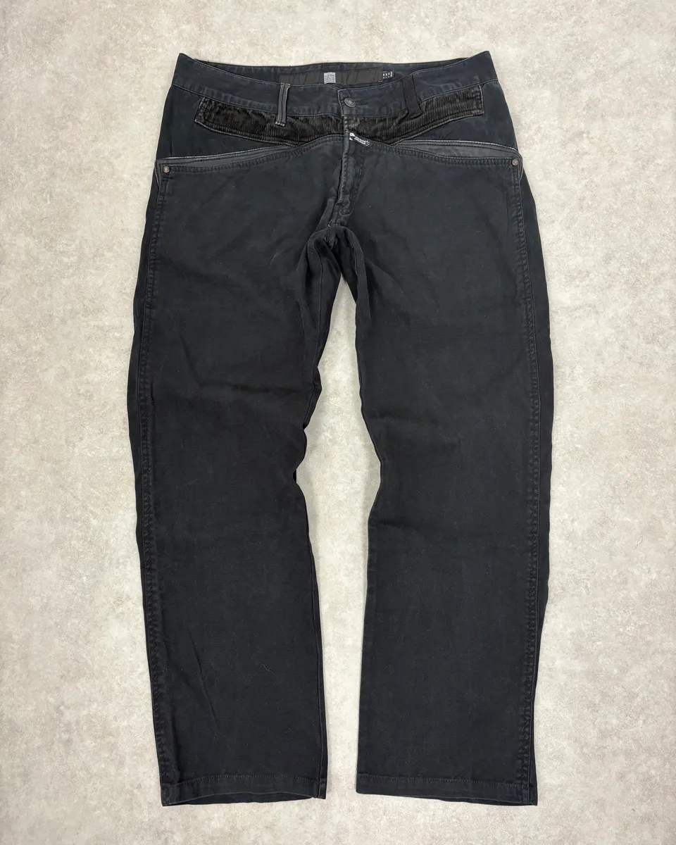 2000s Marithé + François Girbaud Black Hybrid Pants