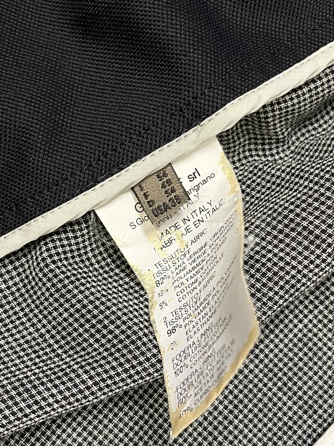 2000s Marithé + François Girbaud Black Light Blazer Jacket - Image 10