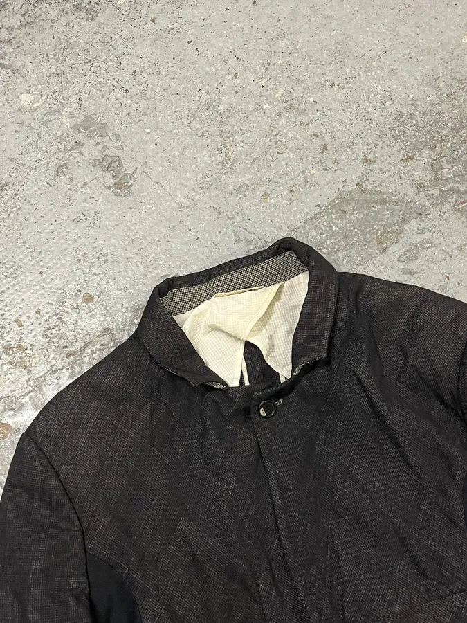 2000s Marithé + François Girbaud Black Light Blazer Jacket - Image 5