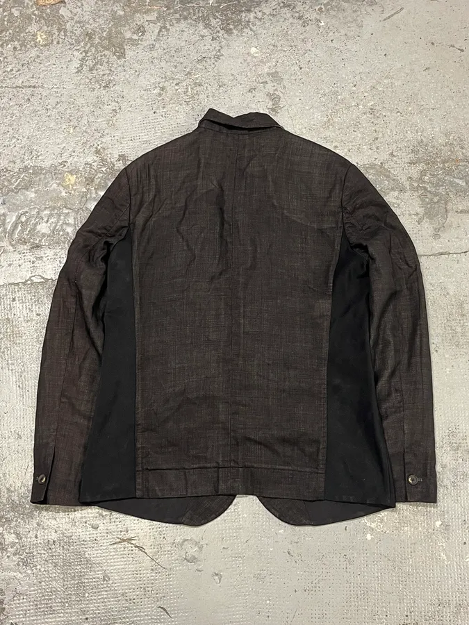 2000s Marithé + François Girbaud Black Light Blazer Jacket - Image 6