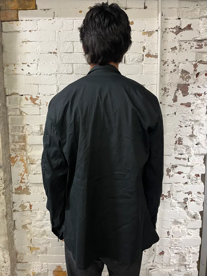2000s Marithé + François Girbaud Black Minimalist Shirt - Image 3