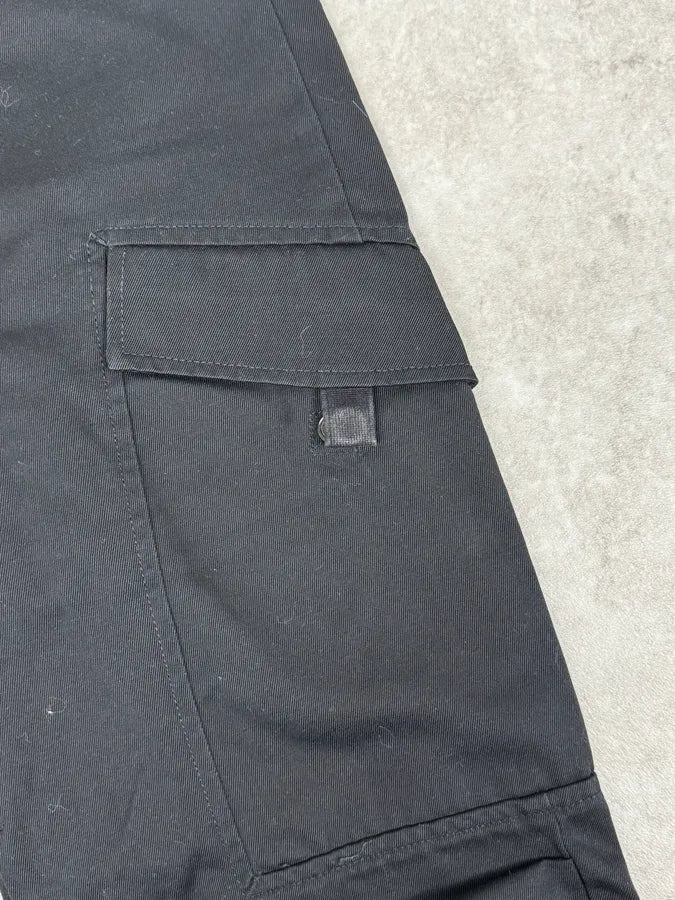 2000s Marithé + François Girbaud Black Pleats Technical Pants - Image 8