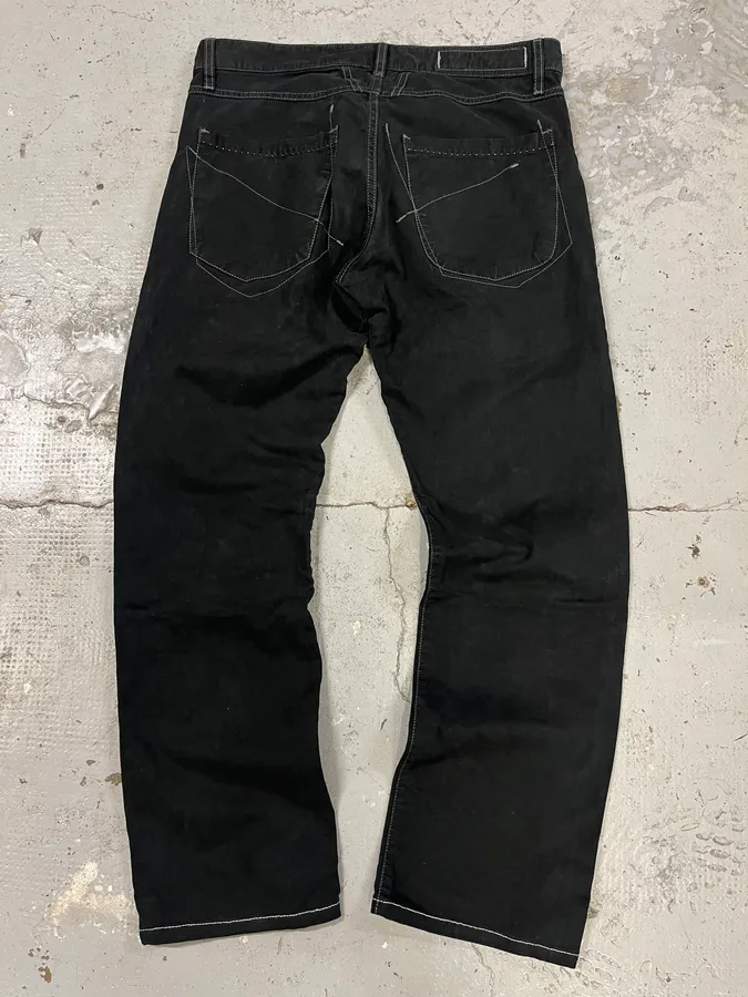2000s Marithé + François Girbaud Black Premium Denim Jeans - Image 7