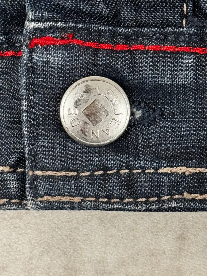 2000s Marithé + François Girbaud Blue Denim Jacket - Image 10