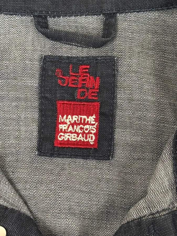 2000s Marithé + François Girbaud Blue Denim Jacket - Image 11
