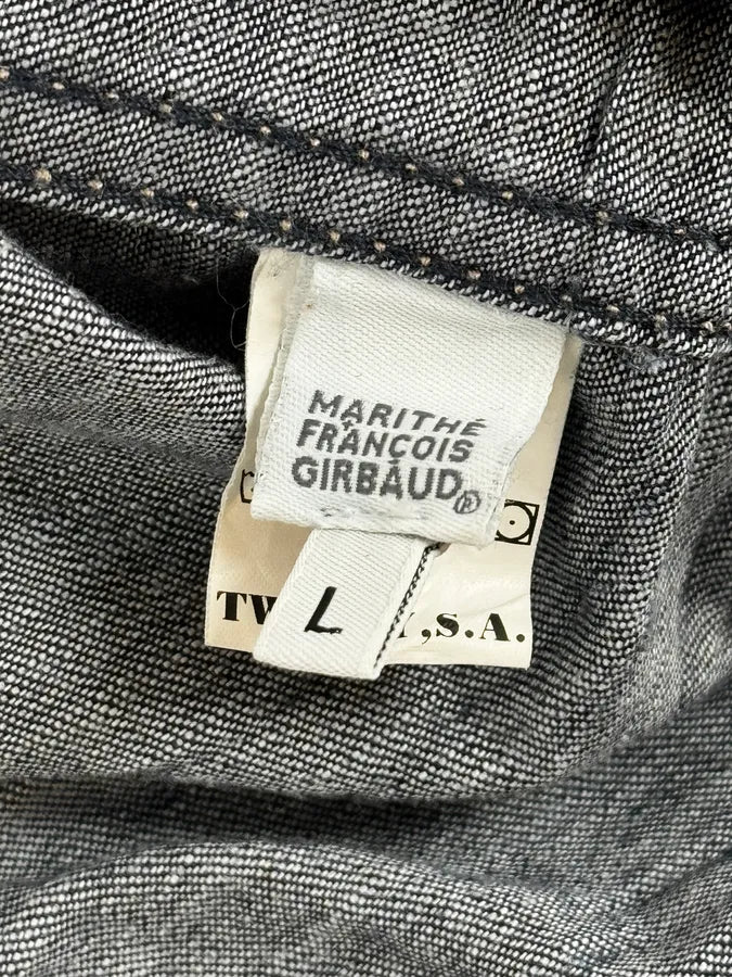2000s Marithé + François Girbaud Blue Denim Jacket - Image 12