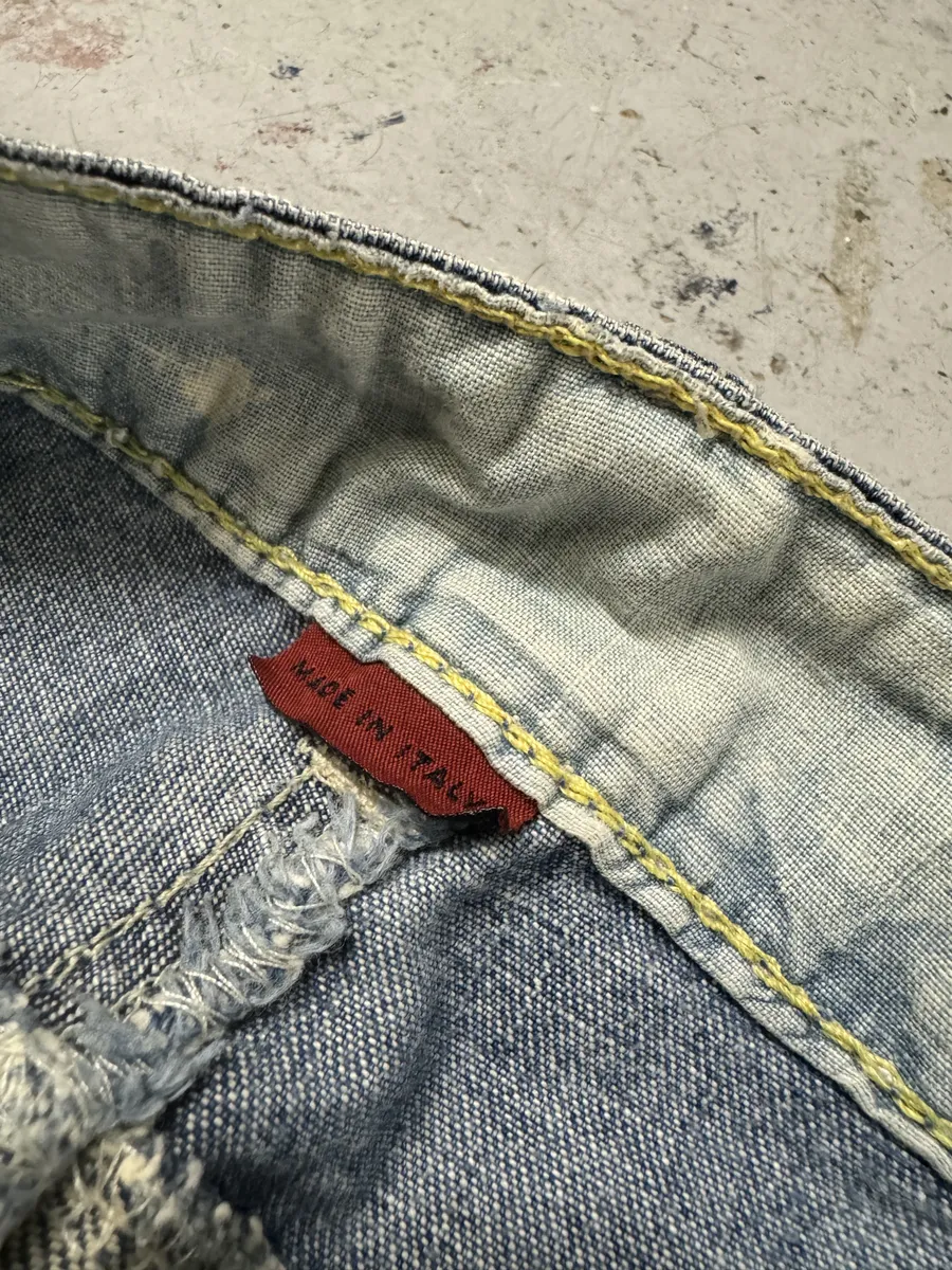 2000s Marithé + François Girbaud Blue Loose Denim Jeans - Image 6
