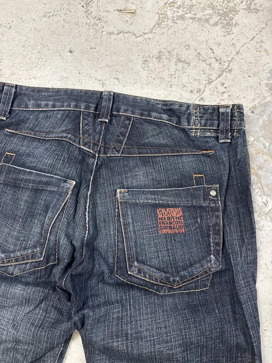 2000s Marithé + François Girbaud Blue Rebel Denim Jeans - Image 6