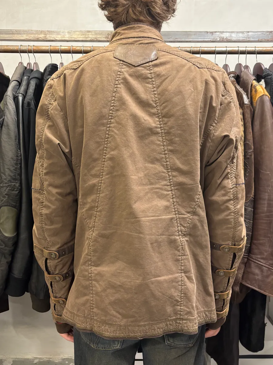 2000s Marithé + François Girbaud Brown Utility Astro Jacket - Image 3