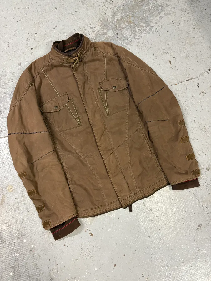 2000s Marithé + François Girbaud Brown Utility Astro Jacket - Image 4