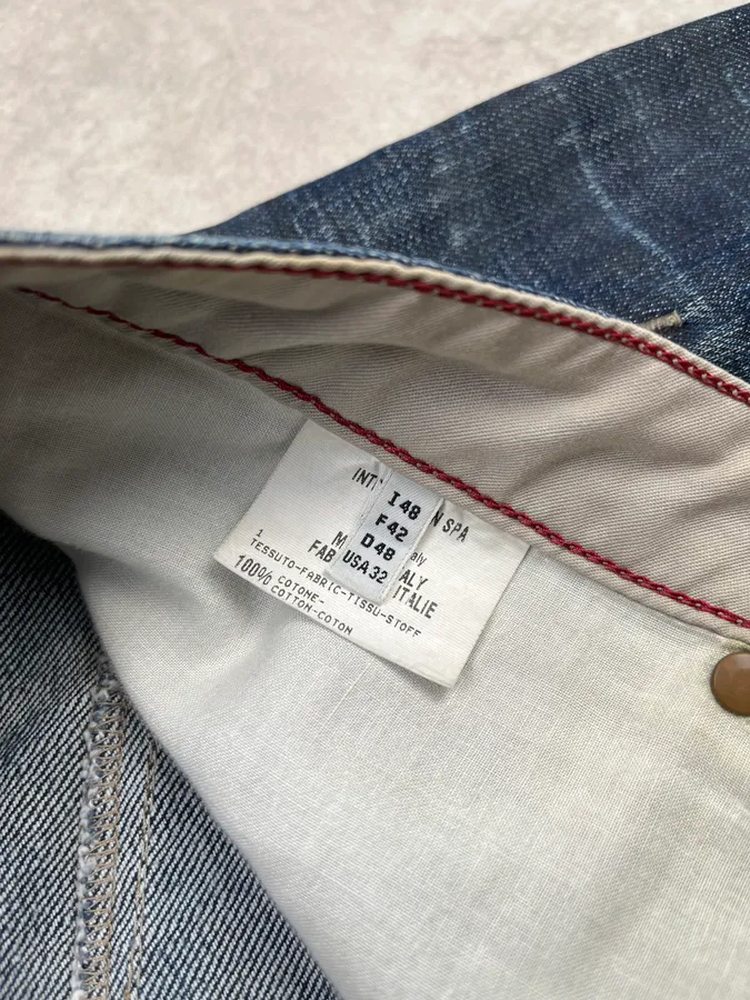 2000s Marithé + François Girbaud Brut Navy Denim Jeans - Image 12