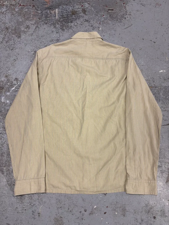 2000s Marithé + François Girbaud Cargo Bondage Beige Shirt - Image 4