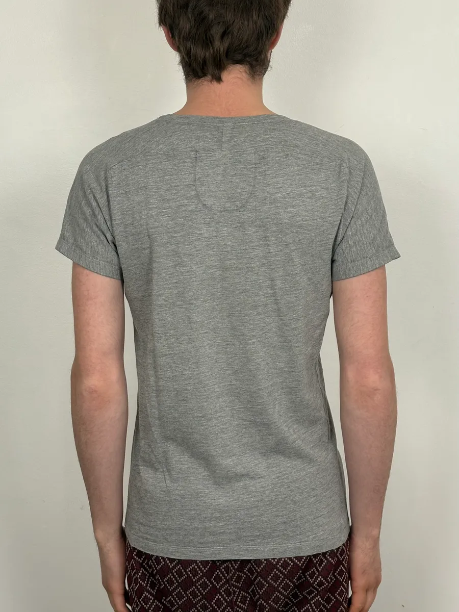 2000s Marithé + François Girbaud Classic Grey T-Shirt - Image 3